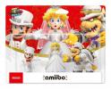 Amiibo Figurine - Mario + Peach + Bowser Wedding (skadad box)