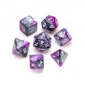 Tärningsset - Marble Series: Purple & Grey (DAMS005)