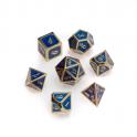 Tärningsset - Metal Gold Series: Blue (DMGS002)