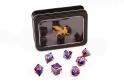 Tärningsset - Razor Series: Purple Dragon Eye, Red w Blue (DRRS017)